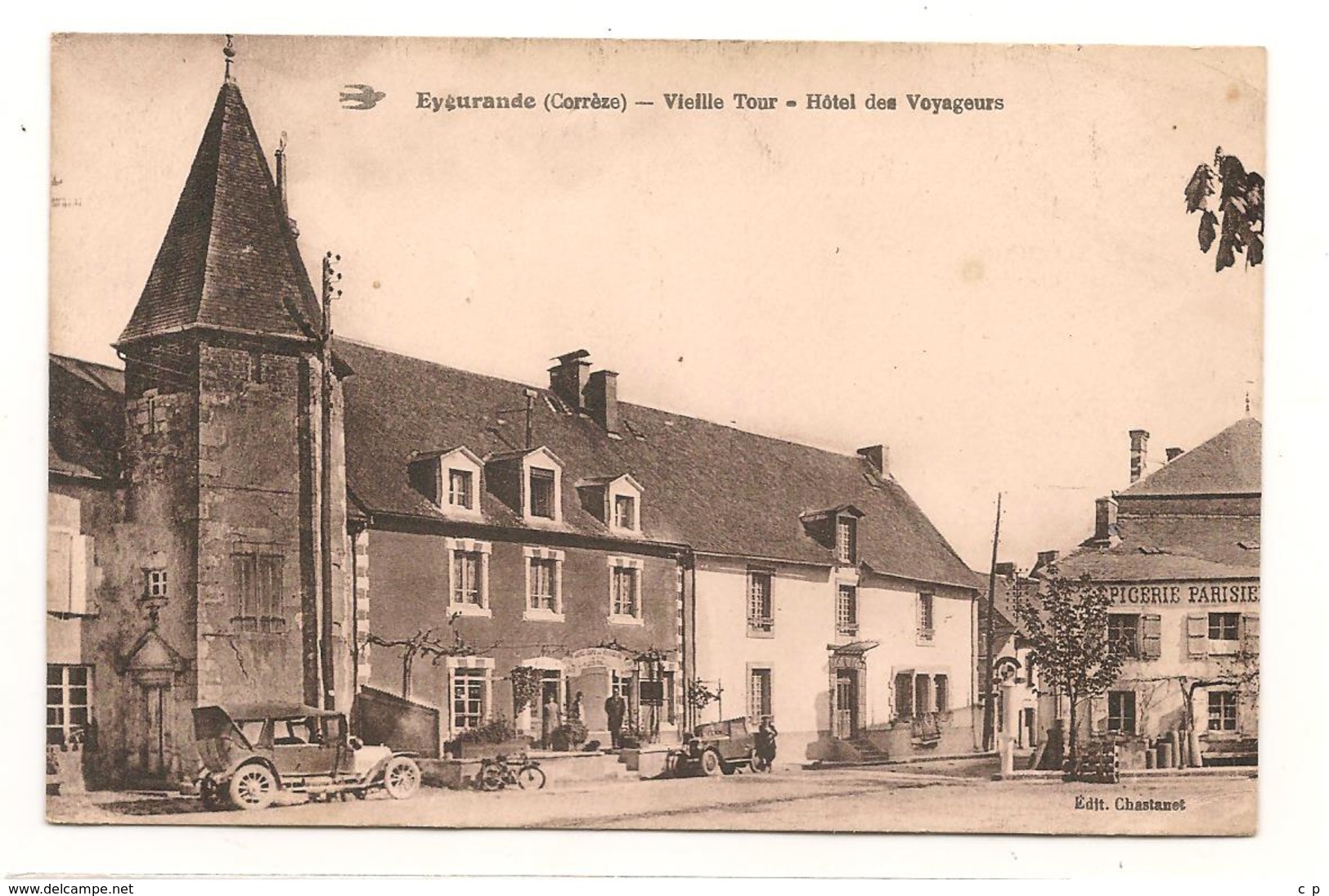Eygurande - Hotel Des Voyageurs -  CPA° - Eygurande