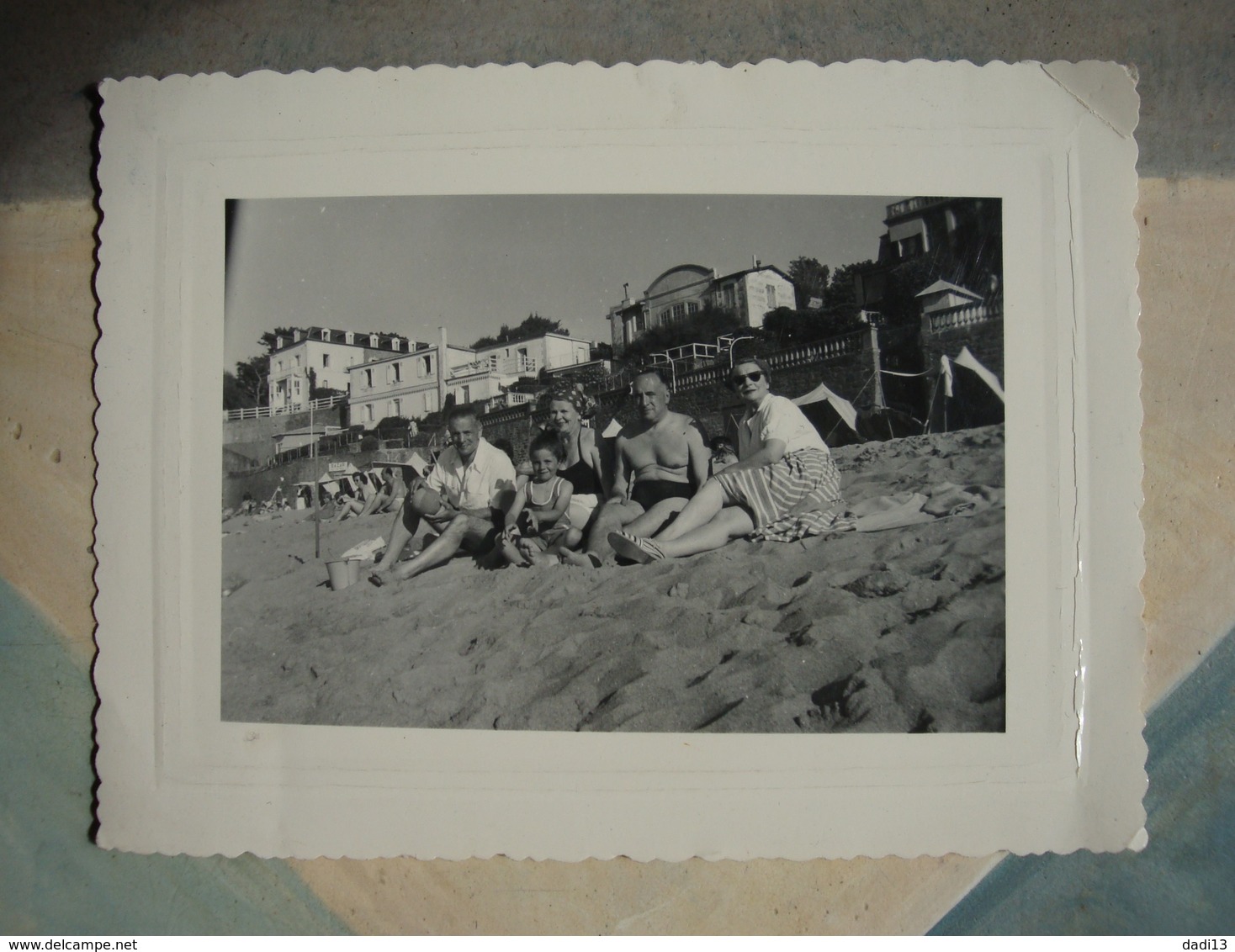 Plage St Enogat à Dinard - Famille 1952 - Lieux