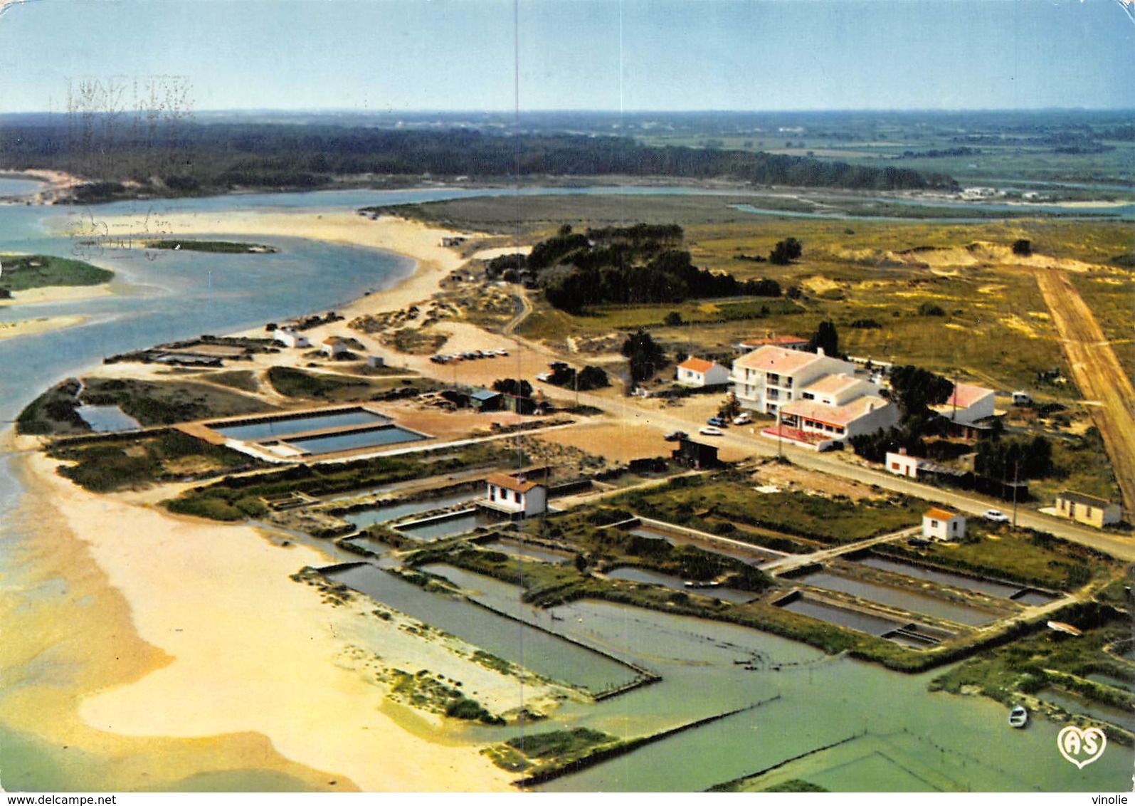 PIE.FOI-19-5420 : VUE AERIENNE DE TALMONT SAINT-HILAIRE. PORT DE LA GUITTIERE. - Talmont Saint Hilaire