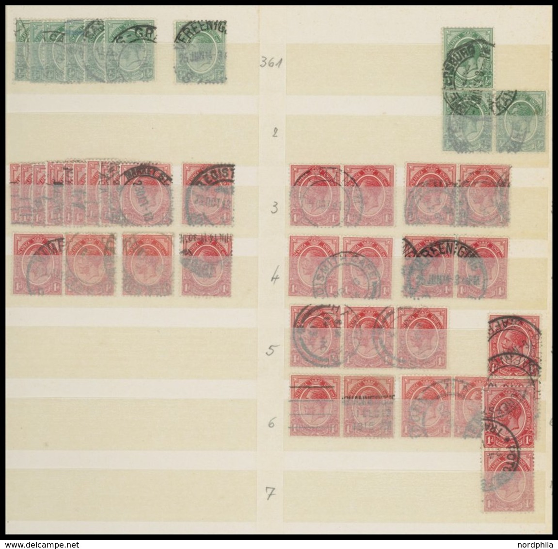 SAMMLUNGEN, LOTS o, reichhaltiges Dublettenbuch von 1854 bis ca. 1965, fast nur gestempelt, auch etwas Indien und Britis