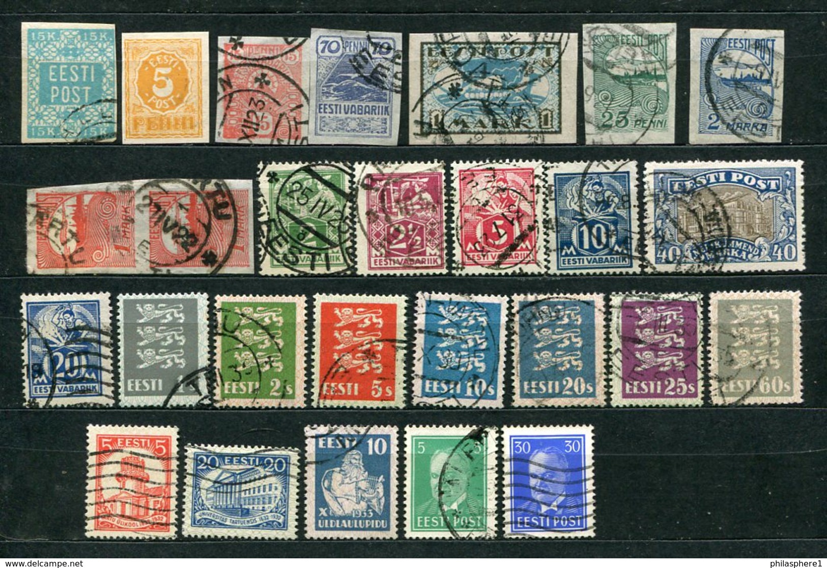 Estland Kleine Sammlung / Lot   O  Used + *  Unused            (136) - Estonia