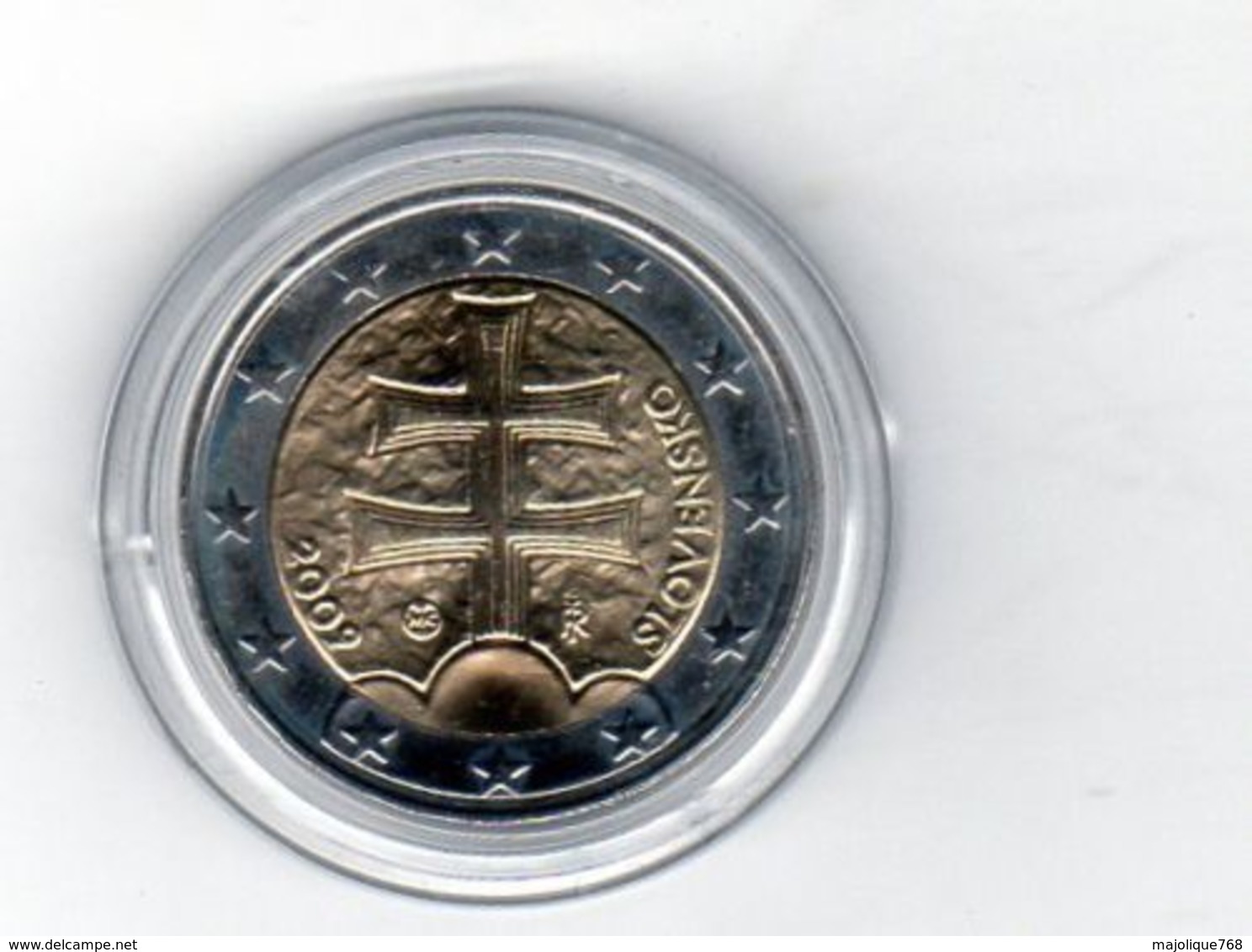 Pièce De 2 Euro De La Slovaquie 2009 En F D C Dans Sa Capsule - - Slowakei