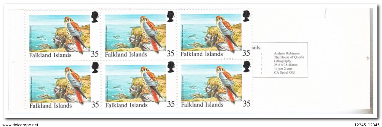 Falkland 1998, Postfris MNH, Birds Of Prey - Falklandeilanden