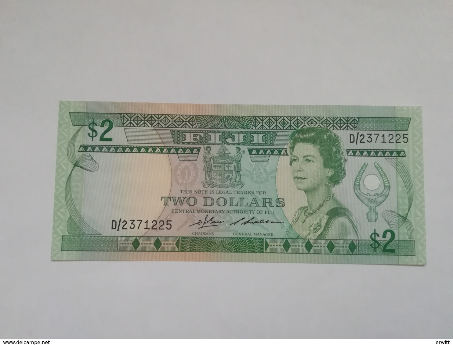 FIJI 2 DOLLARS 1983 - Figi