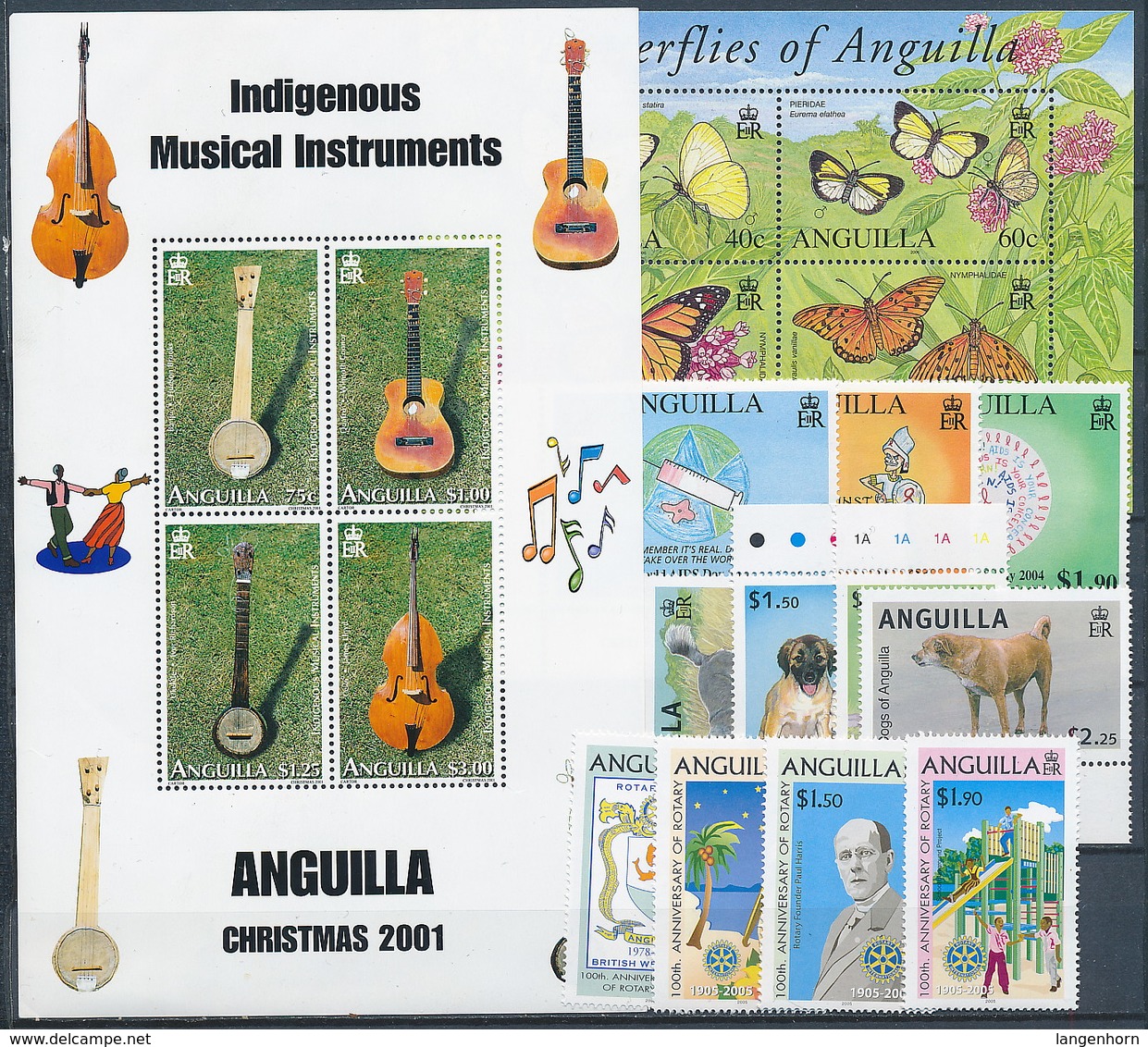 Anguilla, ** Postfrische Marken Und 2 Blöcke - Anguilla (1968-...)