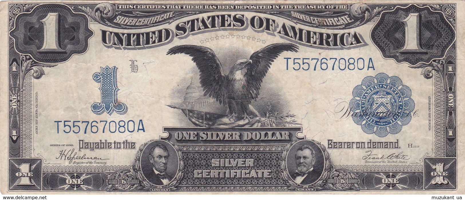 1  DOLAR  1899 - Silver Certificates (1878-1923)