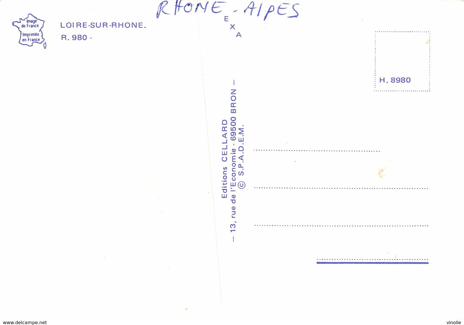 PIE-19-5479 : LOIRE SUR RHONE. - Loire Sur Rhone