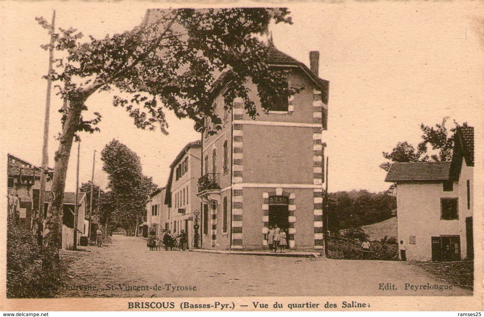 (106) CPA Briscous  Quartier Des Salines    (Bon état) - Autres & Non Classés