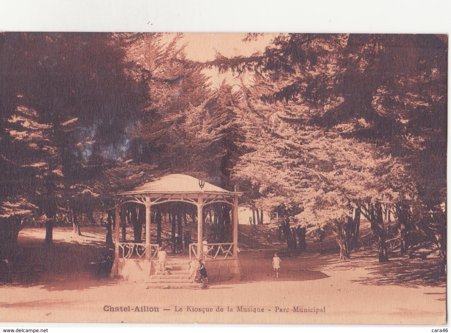 CPA - CHATELAILLON - Le Kiosque De La Musique, Parc Municipal - Châtelaillon-Plage