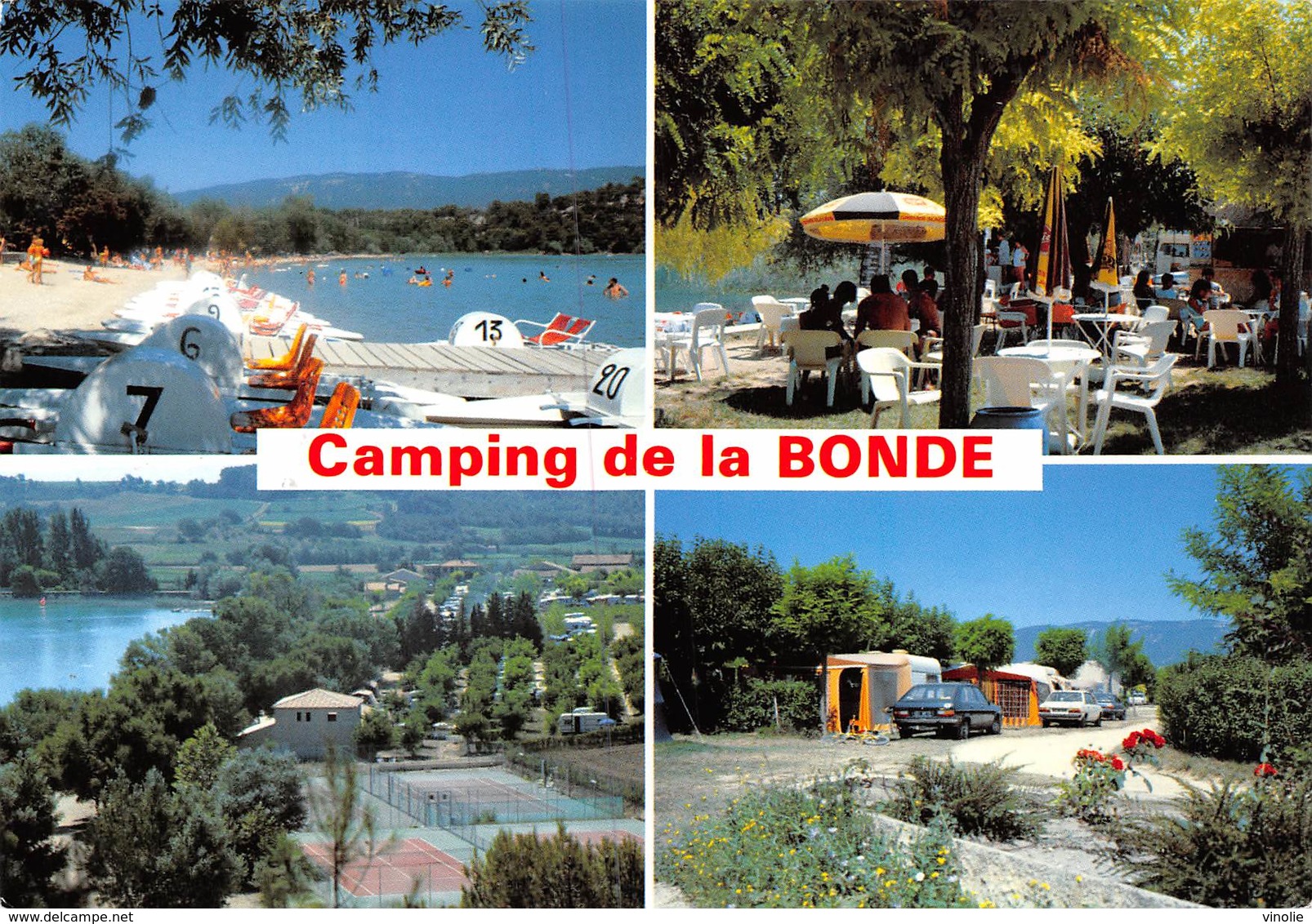 PIE-19-5489 : CABRIERES D'AIGUES. CAMPING DE LA BONDE. - Cabrieres D'Aigues