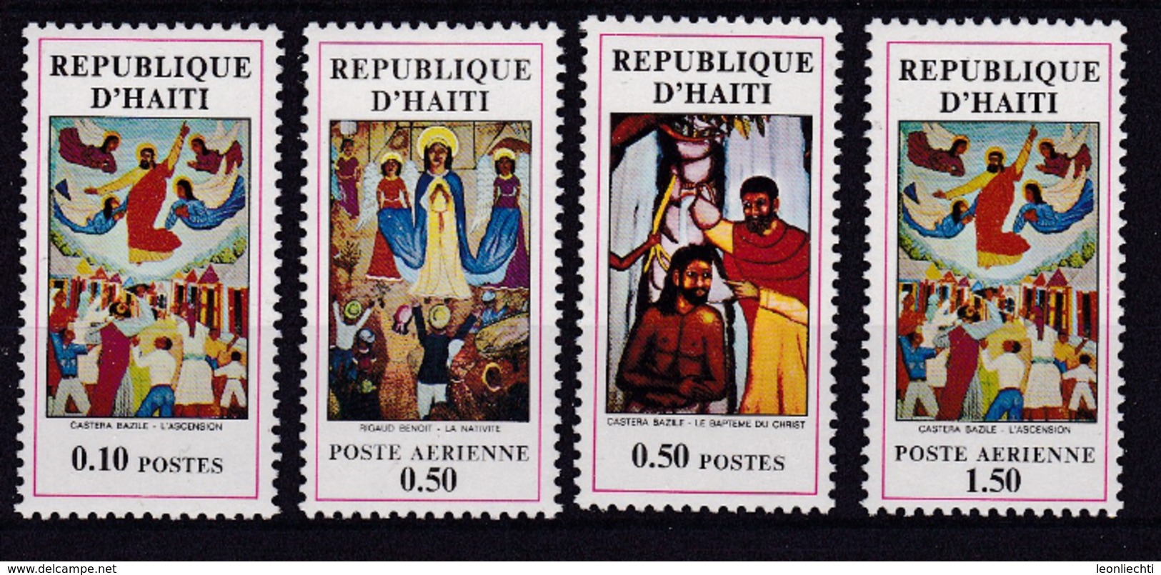 Haiti. 1971 Gemälde Mi: 1160 + 1162 Und Flugpost 1163 + 1165 - Haïti