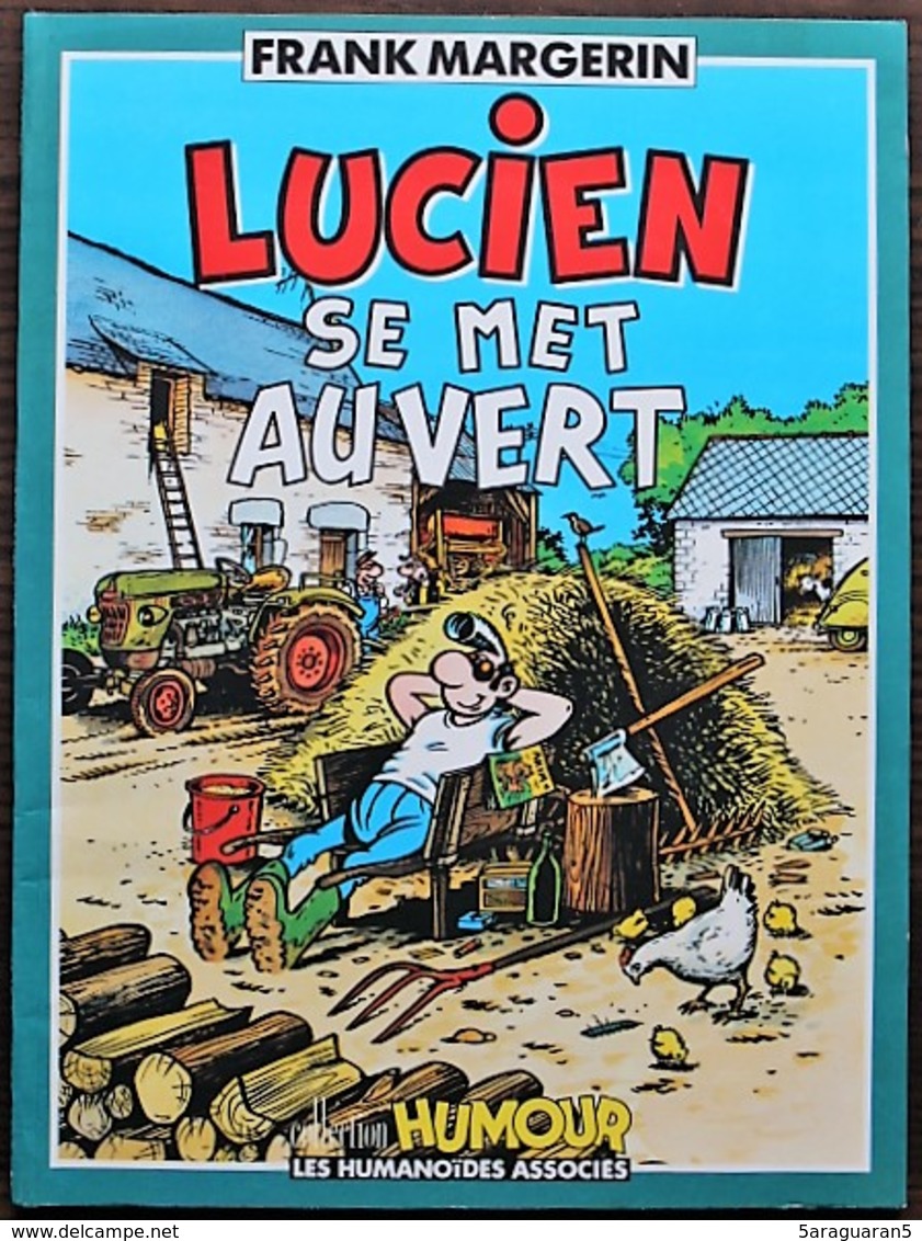 BD LUCIEN - 4 - Lucien Se Met Au Vert - EO 1989 - Lucien