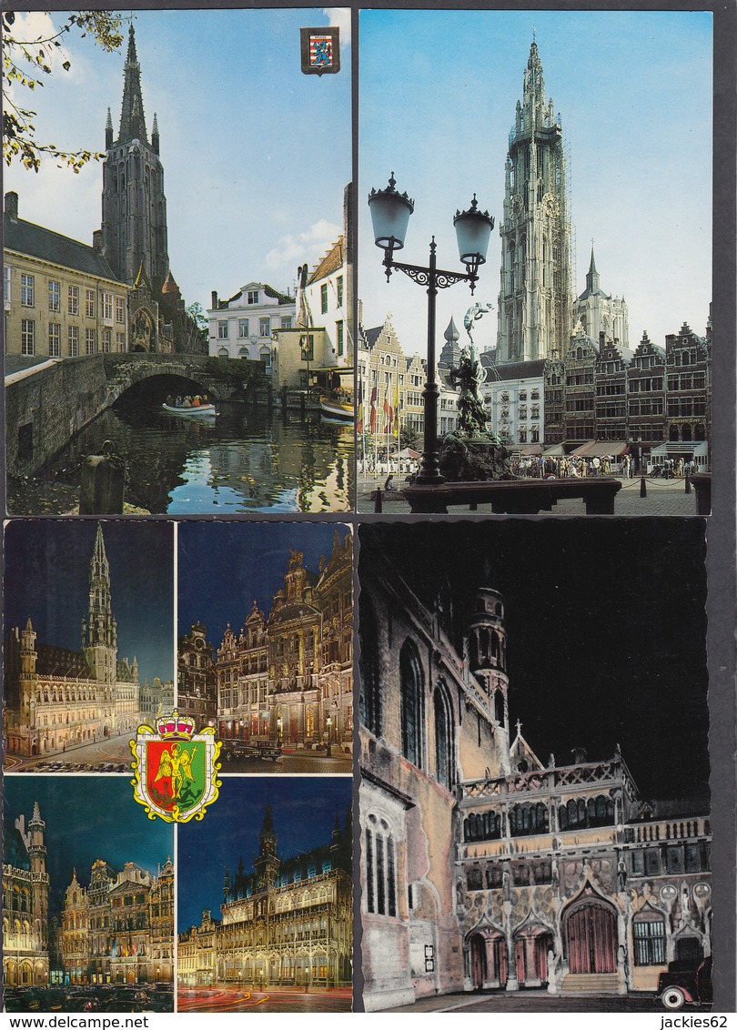 LT49/ BELGIQUE, Lot de 400 cartes, 201 format 10/15 et 199 format 14/9