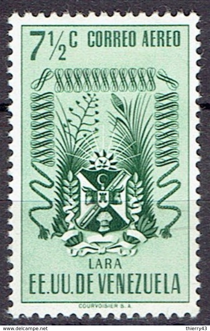 Venezuela 1952 - Coat Of Arms, State Lara - Mi. 780 - Yv. PA401 - MH, Avec Charniere, Ungebraucht - Venezuela