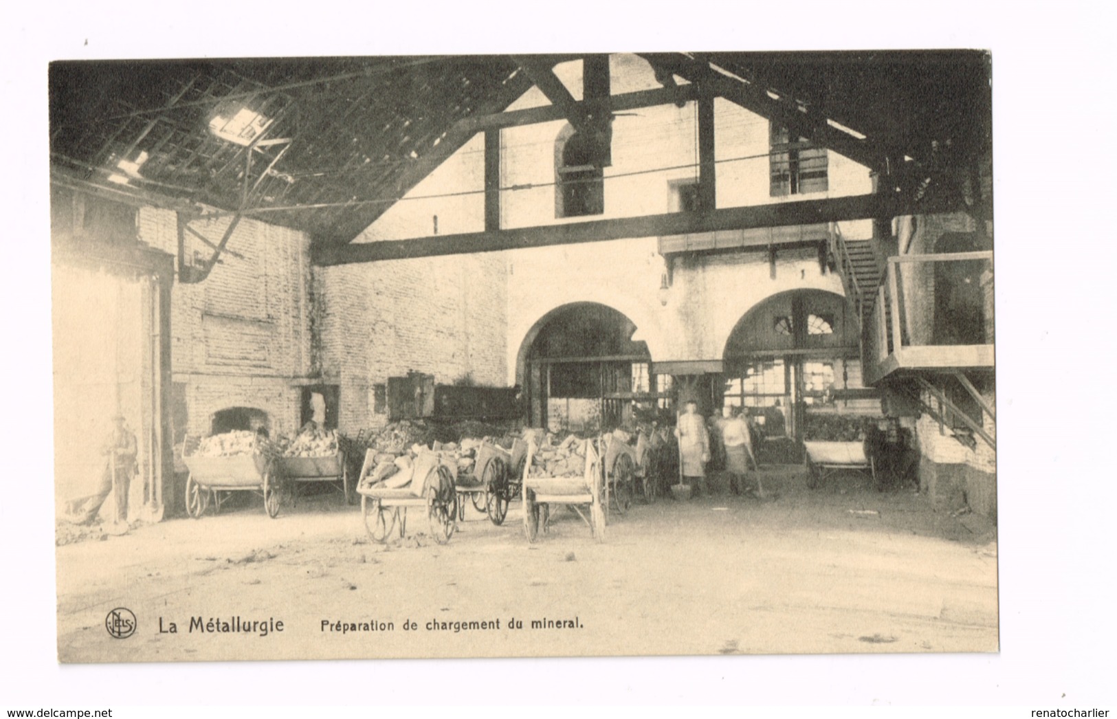 La Métallurgie.Préparation De Chargement De Minerai. - Industrie