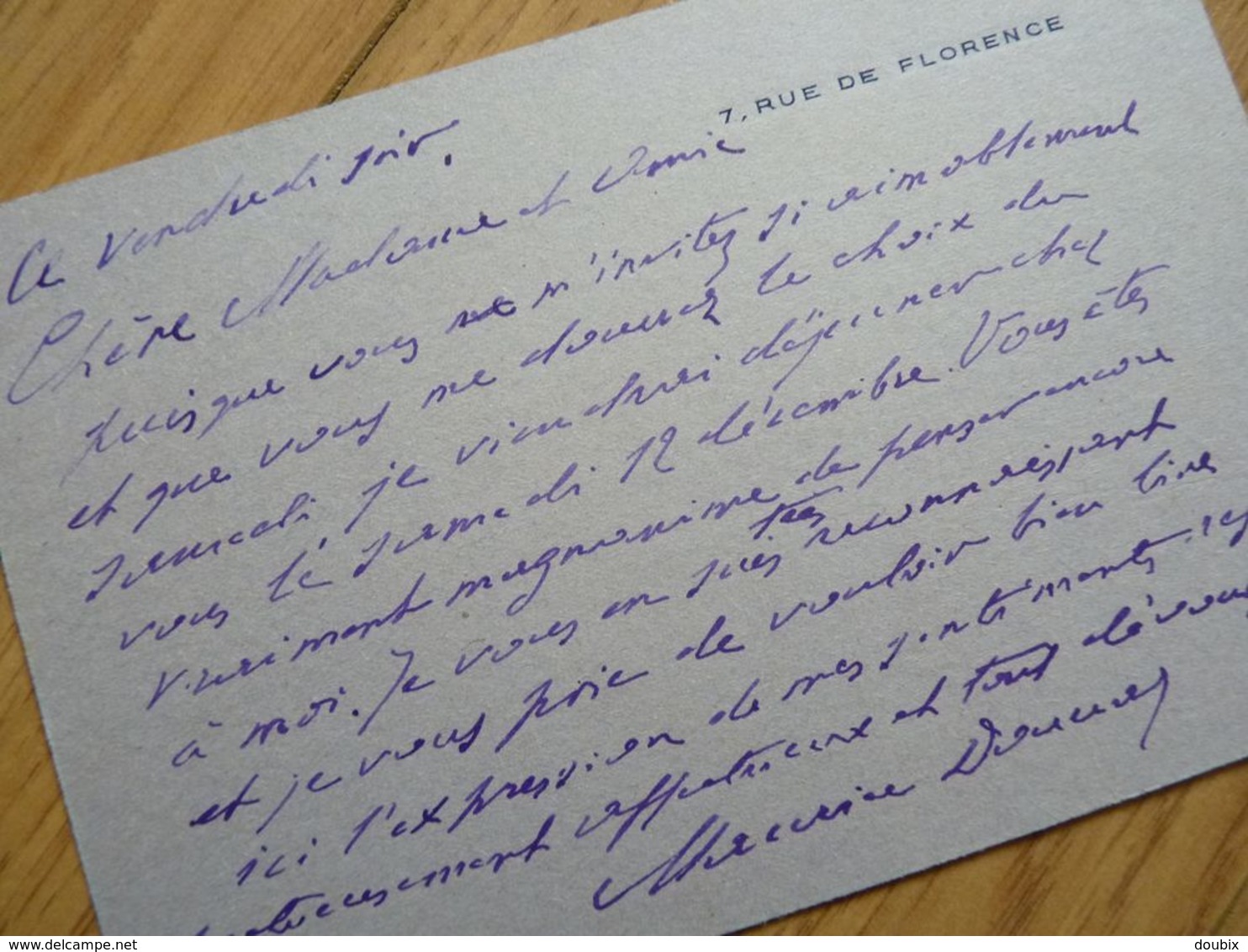 Maurice DONNAY (1859-1945) Poète CHAT NOIR. Académie Française. AUTOGRAPHE - Other & Unclassified