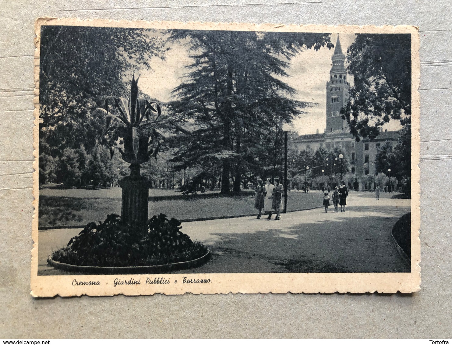 CREMONA GIARDINI PUBBLICI E TORRAZZO    1942 - Cremona