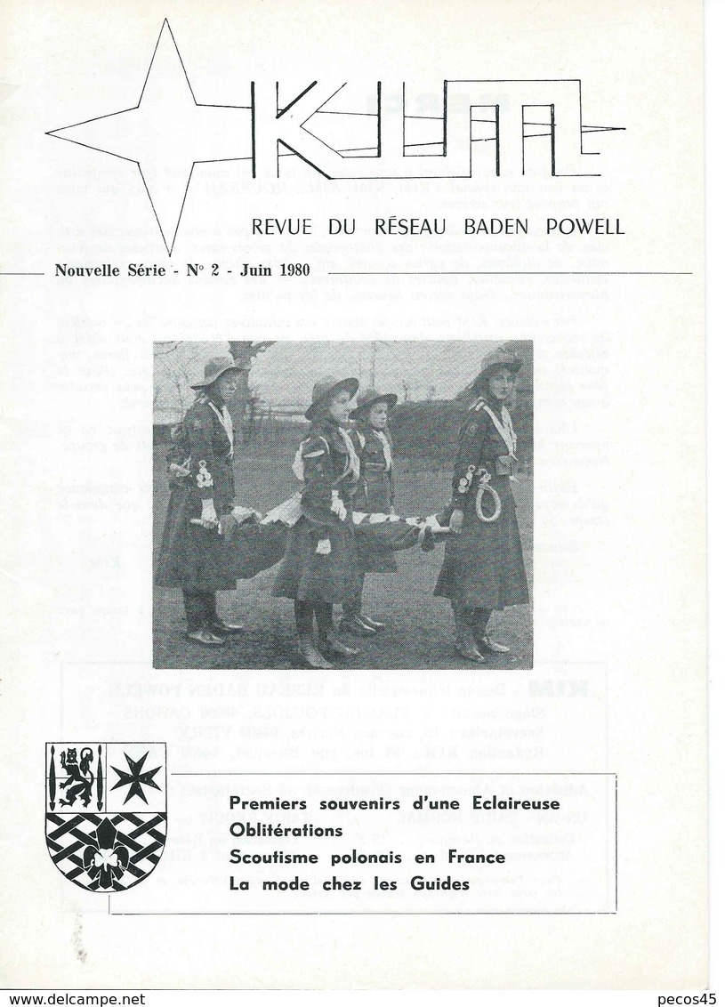 Revue KIM Du Réseau BADEN-POWELL : N° 2 - Juin 1980 - Scoutisme