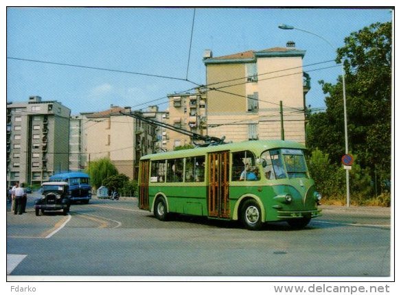 Filobus 1 TEP Filovia Chieti Urbano Autobus Pulman Mercedes Trolleybus - Bus & Autocars