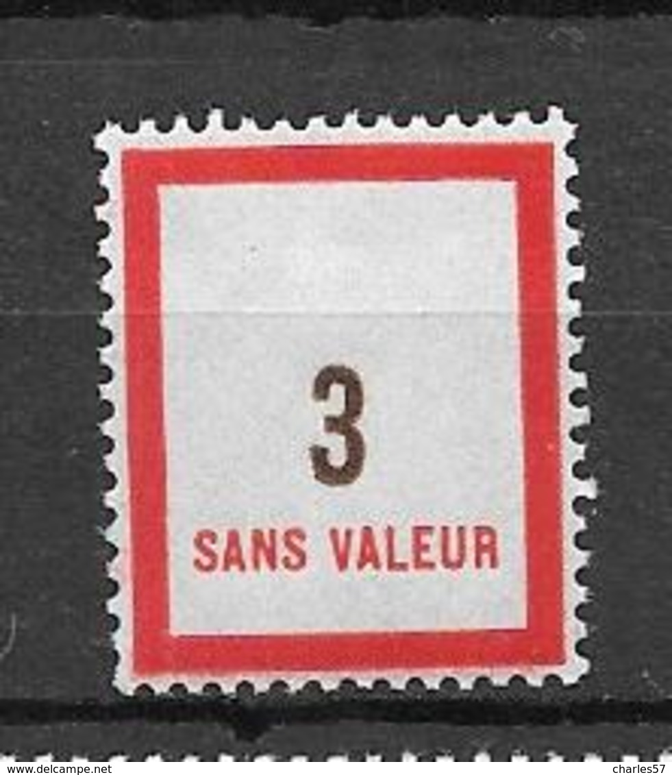 FRANCE FICTIF N°F119**  Mnh   Sans Charnière - Phantomausgaben