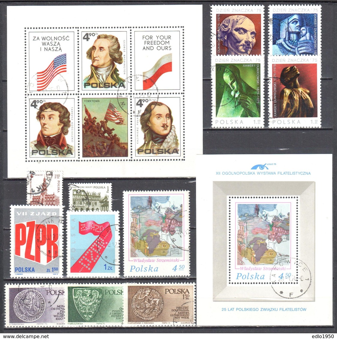 Poland 1975 -  Year Set - Used Gestempelt - Full Years