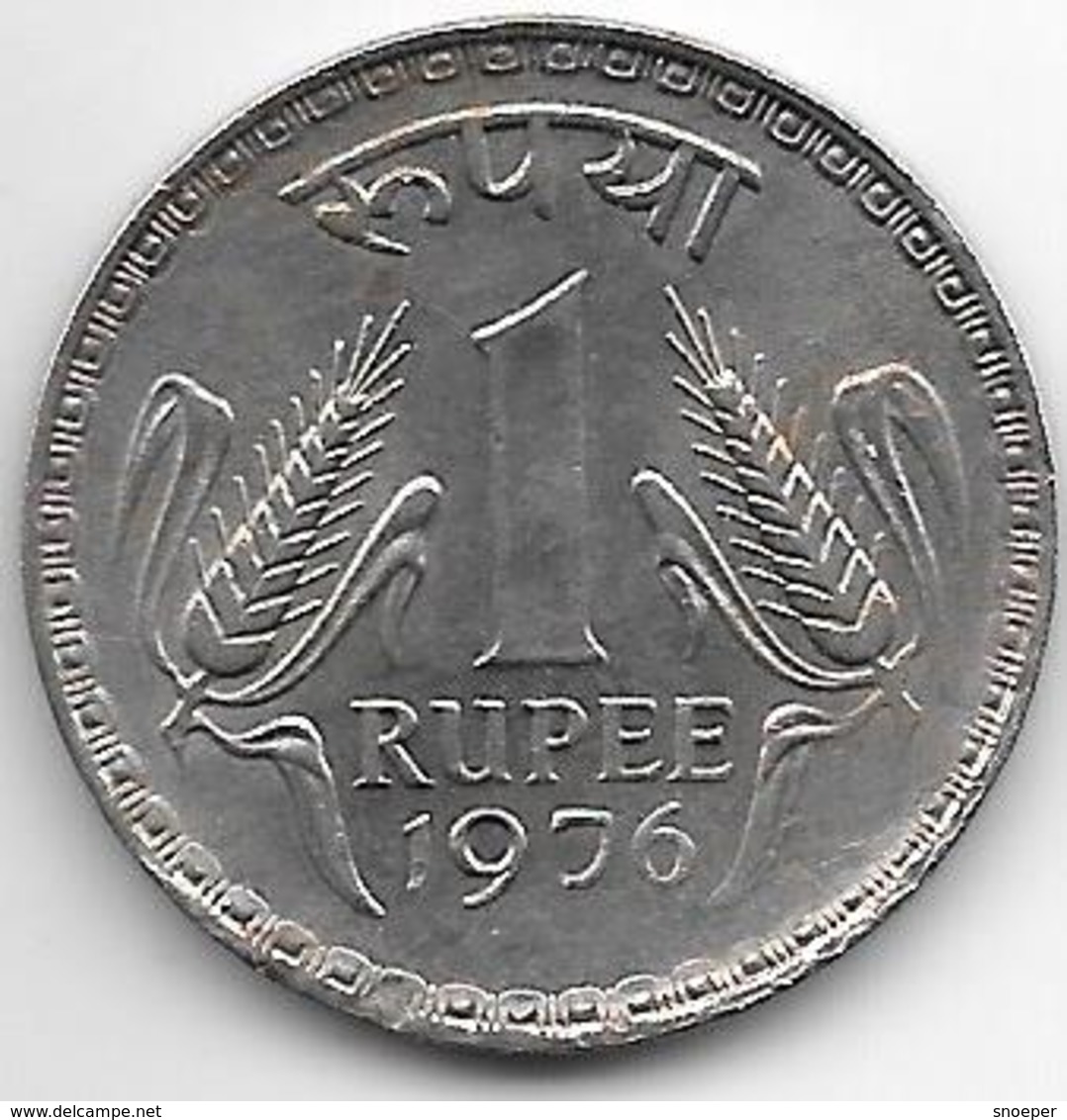 *india 1 Rupee 1976 C Km 78.2  UNC !!!! - Inde