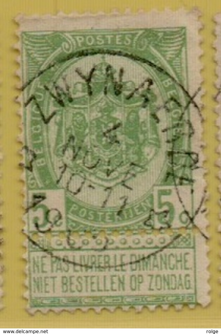 MW-3425    *  ZWYNAERDE   *    OCB 83    Sterstempel    COBA  30 - 1893-1907 Armoiries