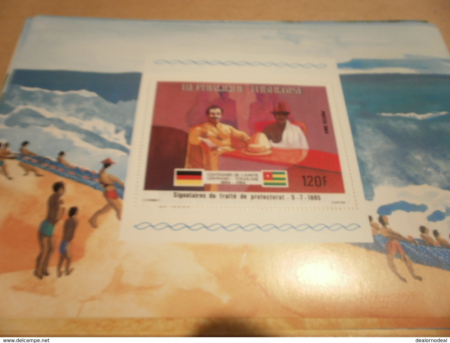 Miniature Sheet 1984 Togolaise Togo German Centenary 1884 - Togo (1960-...)