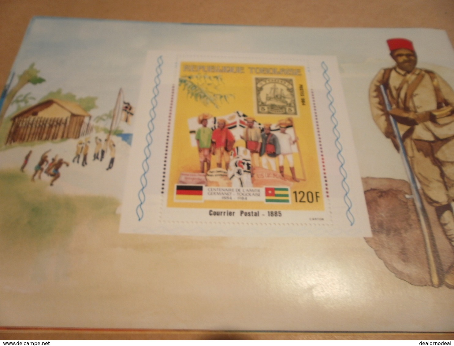 Miniature Sheet 1984 Togolaise Togo German Courrier Postal Centenary 1885 - Togo (1960-...)