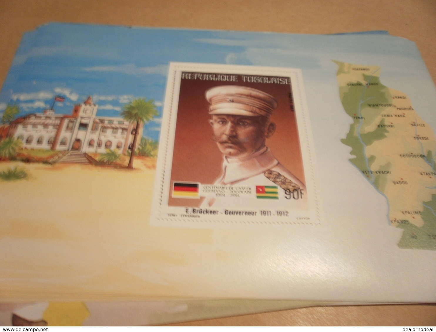 Miniature Sheet 1984 Togolaise Togo German Friendship Governor Bruckner 1911-1912 - Togo (1960-...)