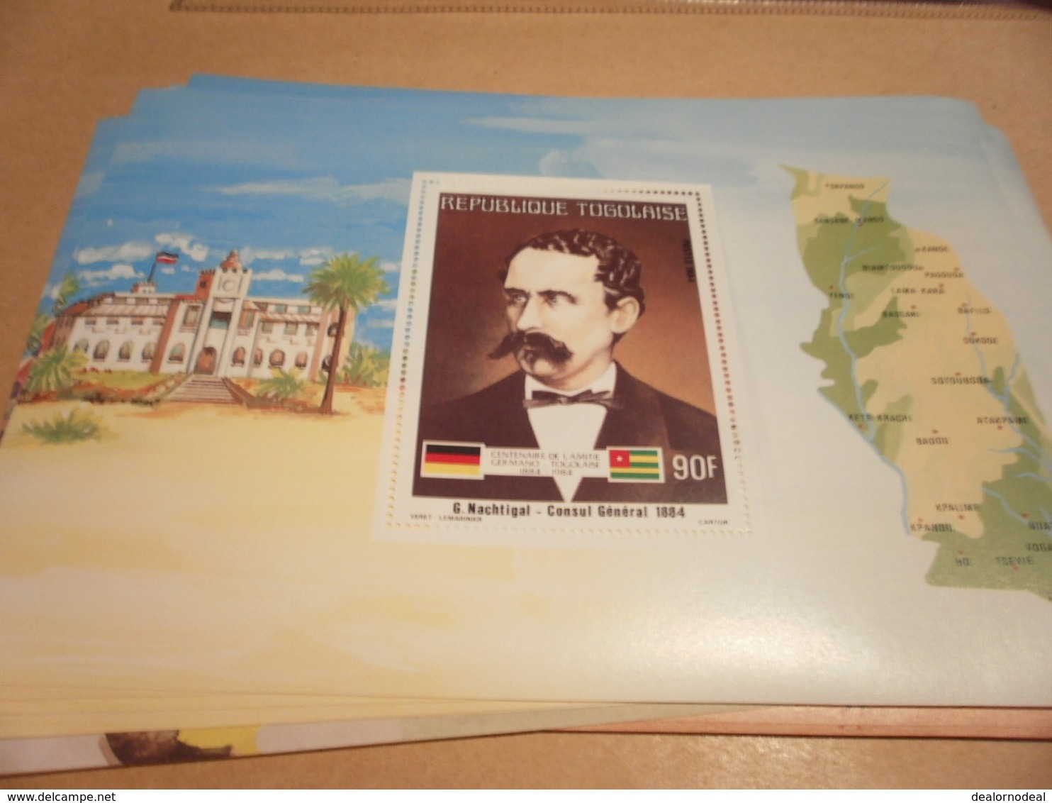 Miniature Sheet 1984 Togolaise Togo German Friendship General Consul 1884 - Togo (1960-...)