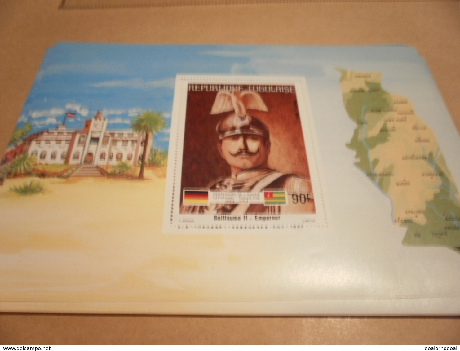 Miniature Sheet 1984 Togolaise Togo German Friendship  Emperor Guillaume II - Togo (1960-...)