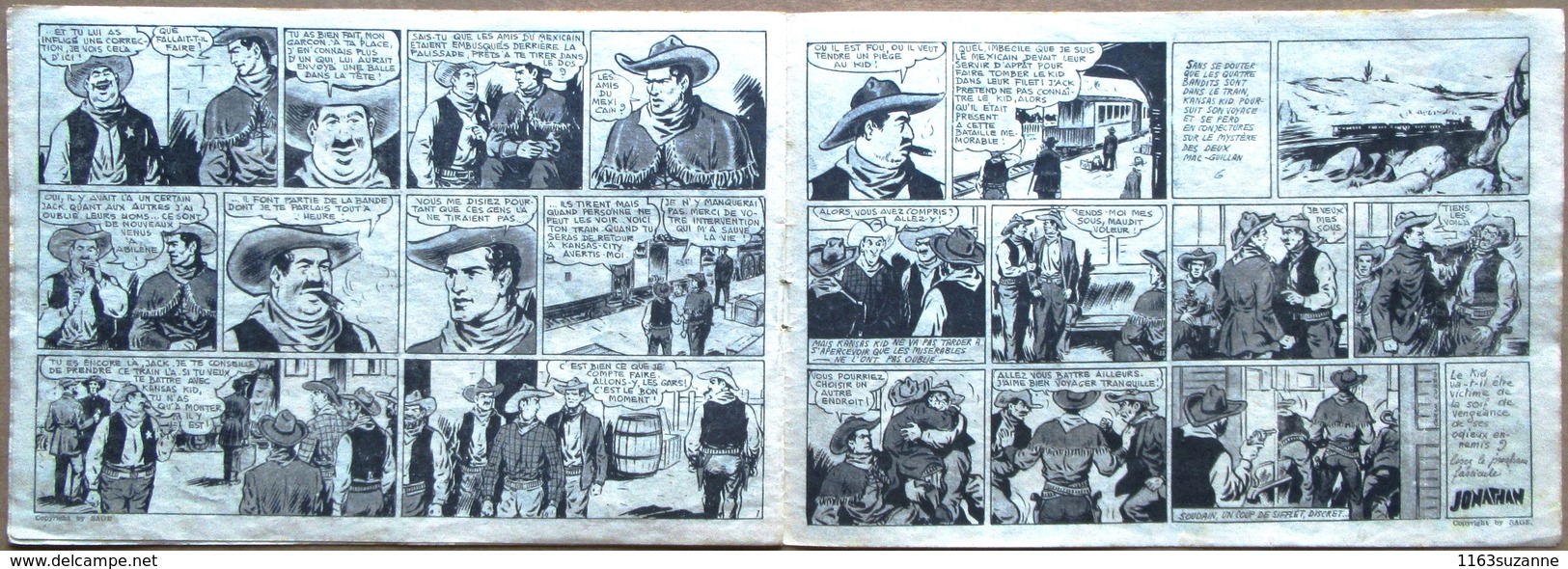 EO Editions SAGE, 31 Août 1948 > COLLECTION WILD-WEST - KANSAS KID #12 : Mc. Guillan - Sagédition