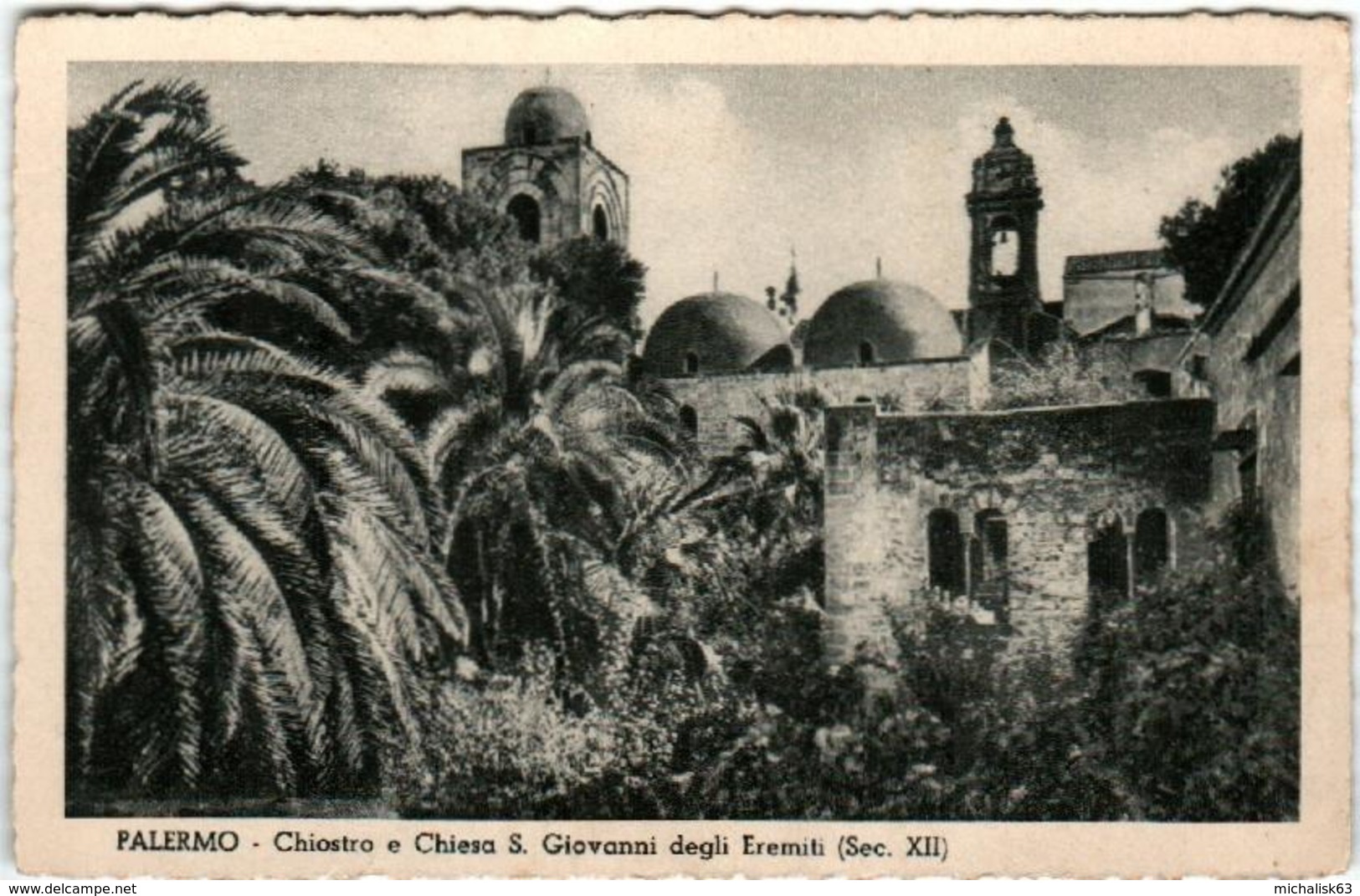 61hl 839 CPA - PALERMO - CHIOSTRO E CHIESA S. GIOVANNI - Palermo