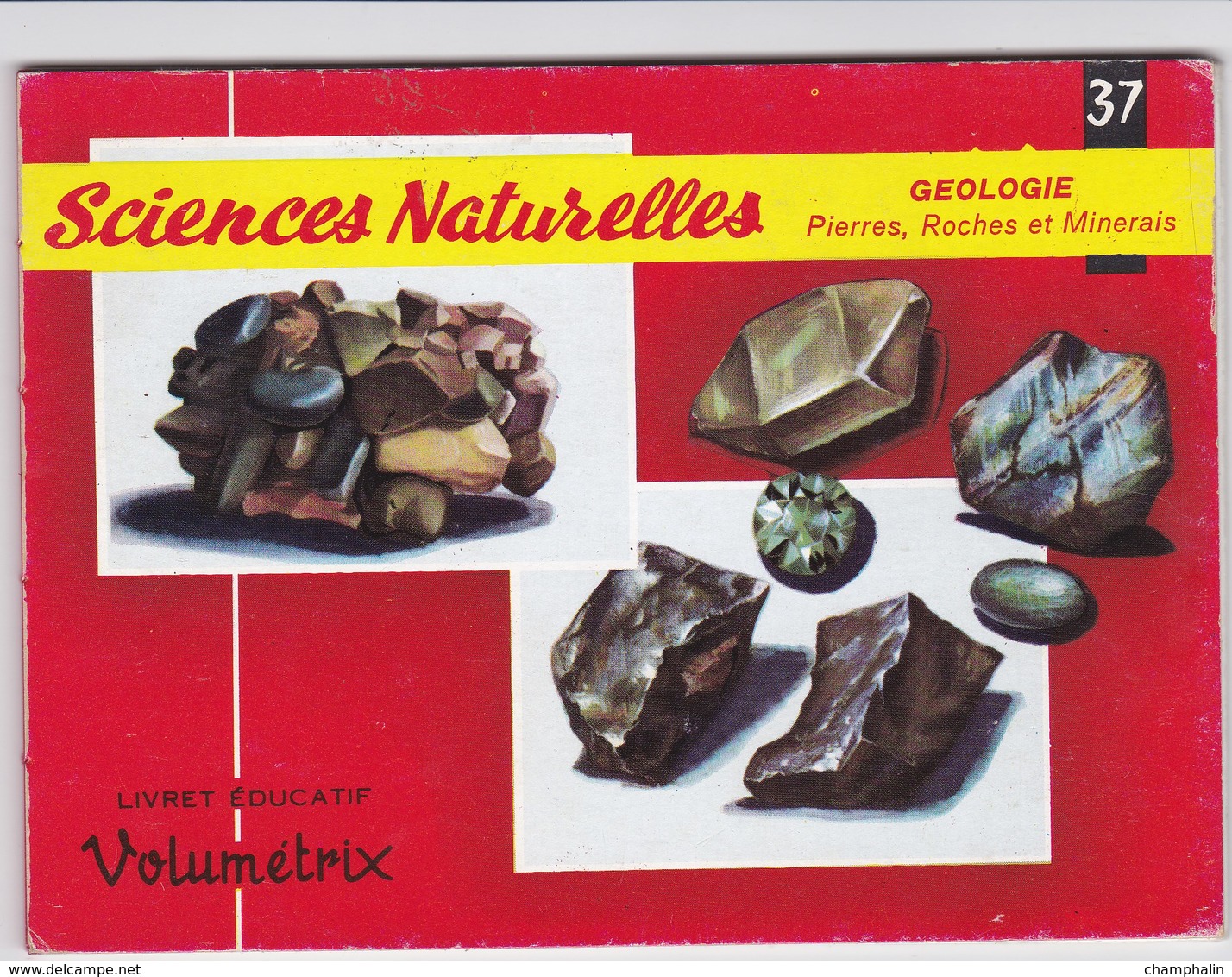 Livret éducatif Volumétrix - N°37 - Sciences Naturelles - Géologie - Pierres, Roches & Minerais - Learning Cards