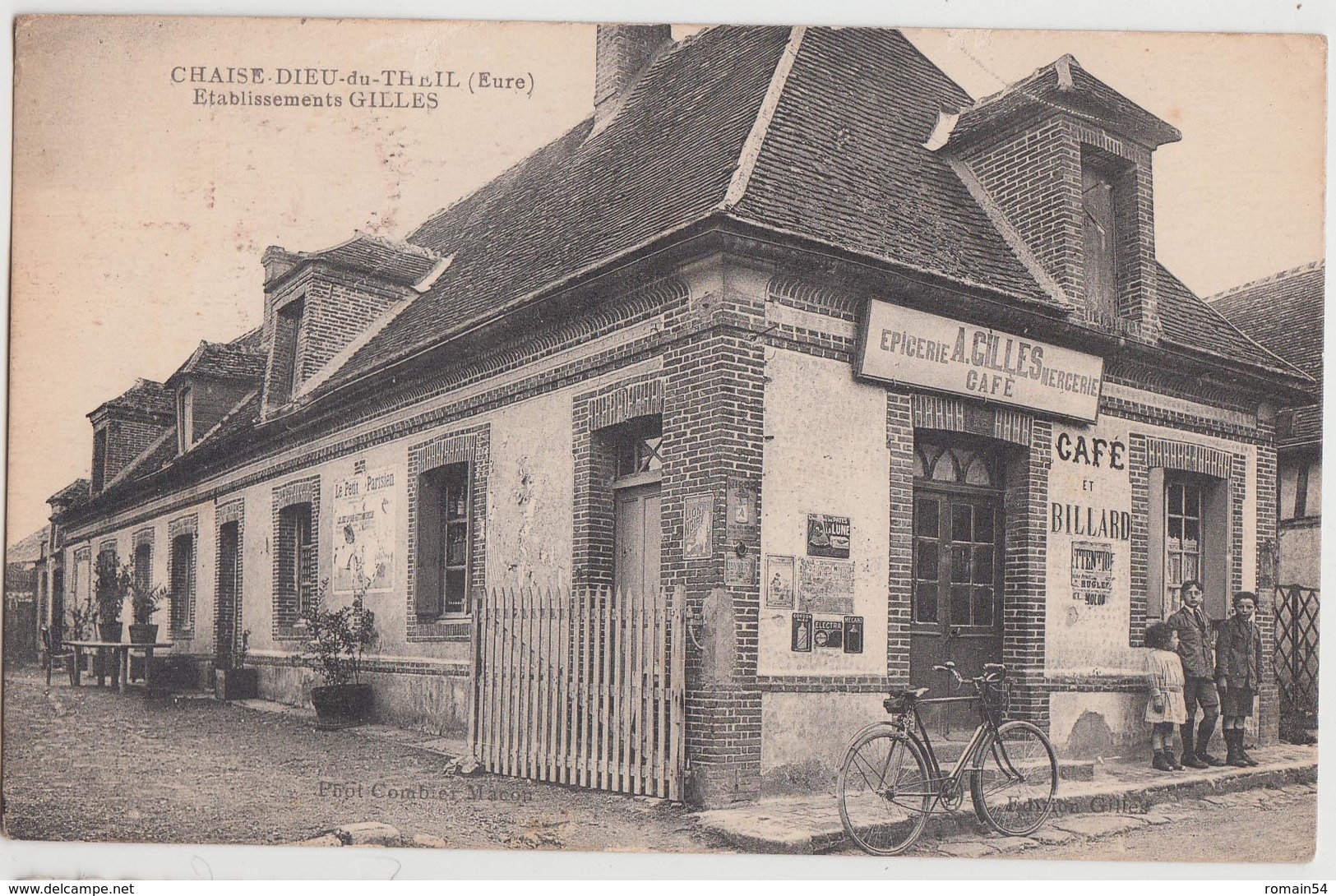 CHAISE DIEU DU THEIL-EPICERIE MERCERIE ETABLISSEMENTS GILLES - Autres & Non Classés