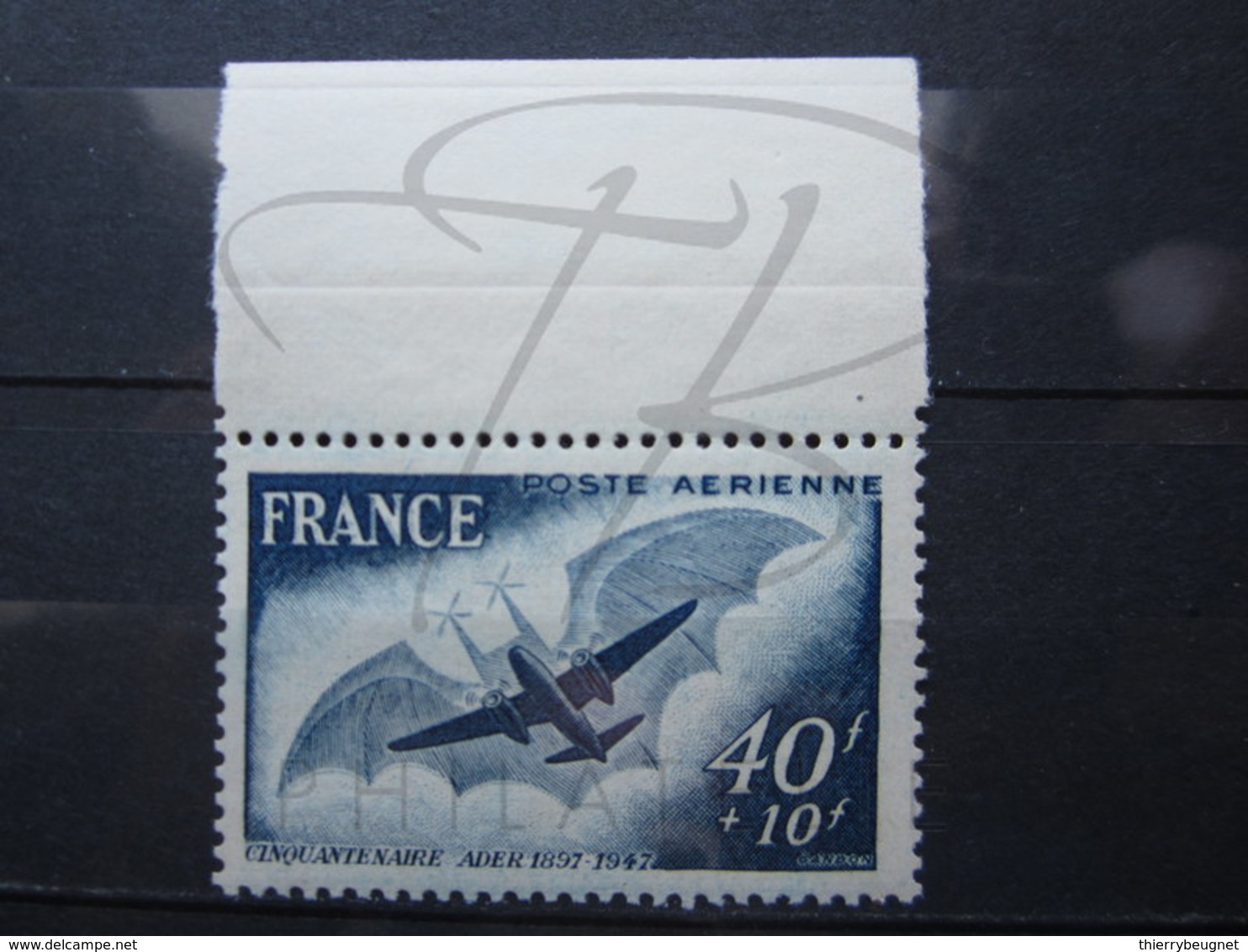 VEND BEAU TIMBRE DE POSTE AERIENNE DE FRANCE N° 23b + BDF , XX !!! - 1927-1959 Neufs