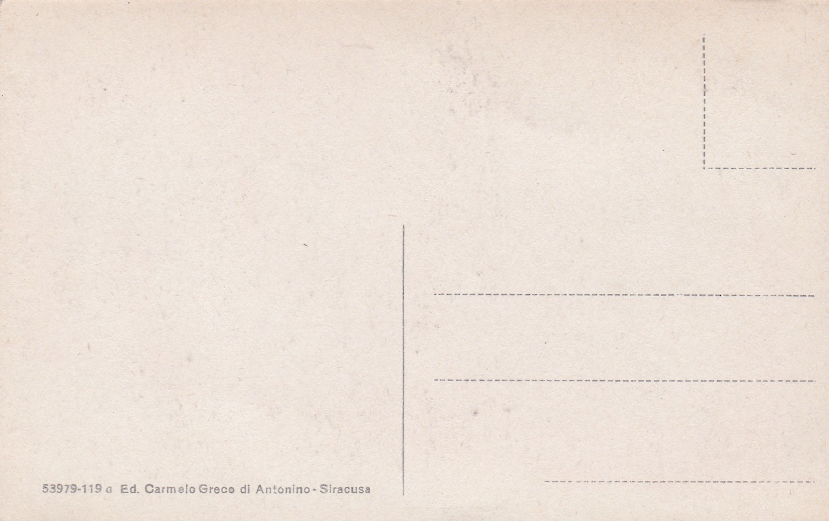 Small Post Card Of Syracuse, Sicily, Italy,V98. - Siracusa