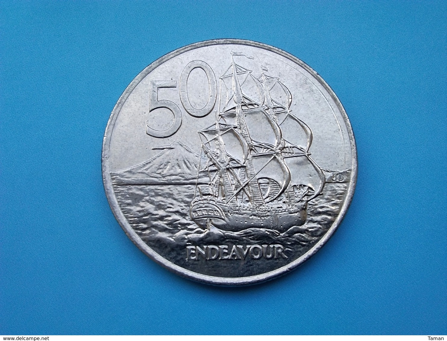 NOUVELLE ZÉLANDE  50  Cents  2003   -- SUP --   New Zealand  --   Endeavour - Nieuw-Zeeland