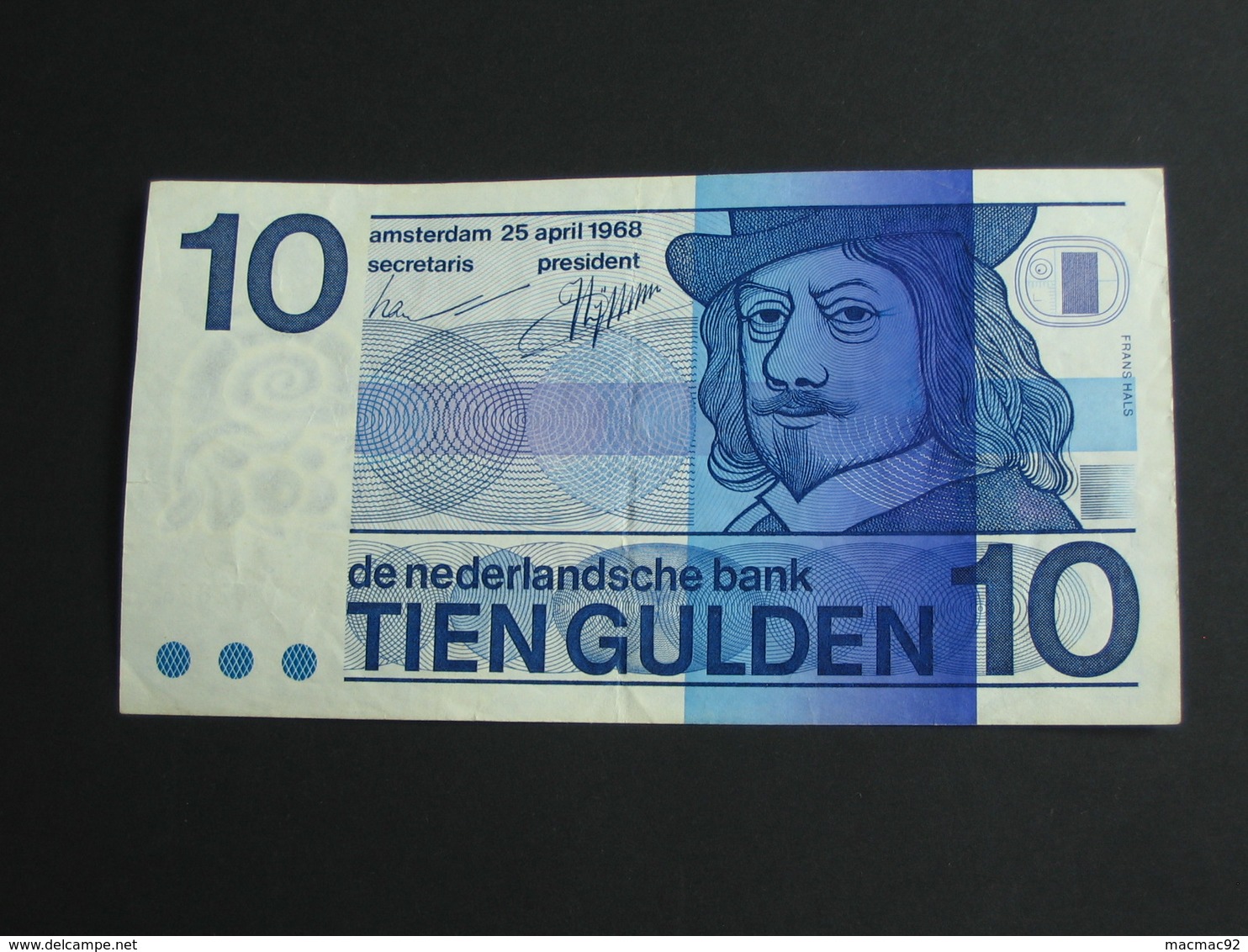 10 Tien Gulden 1968 De Nederlandsche Bank  **** EN  ACHAT IMMEDIAT  **** - 10 Florín Holandés (gulden)