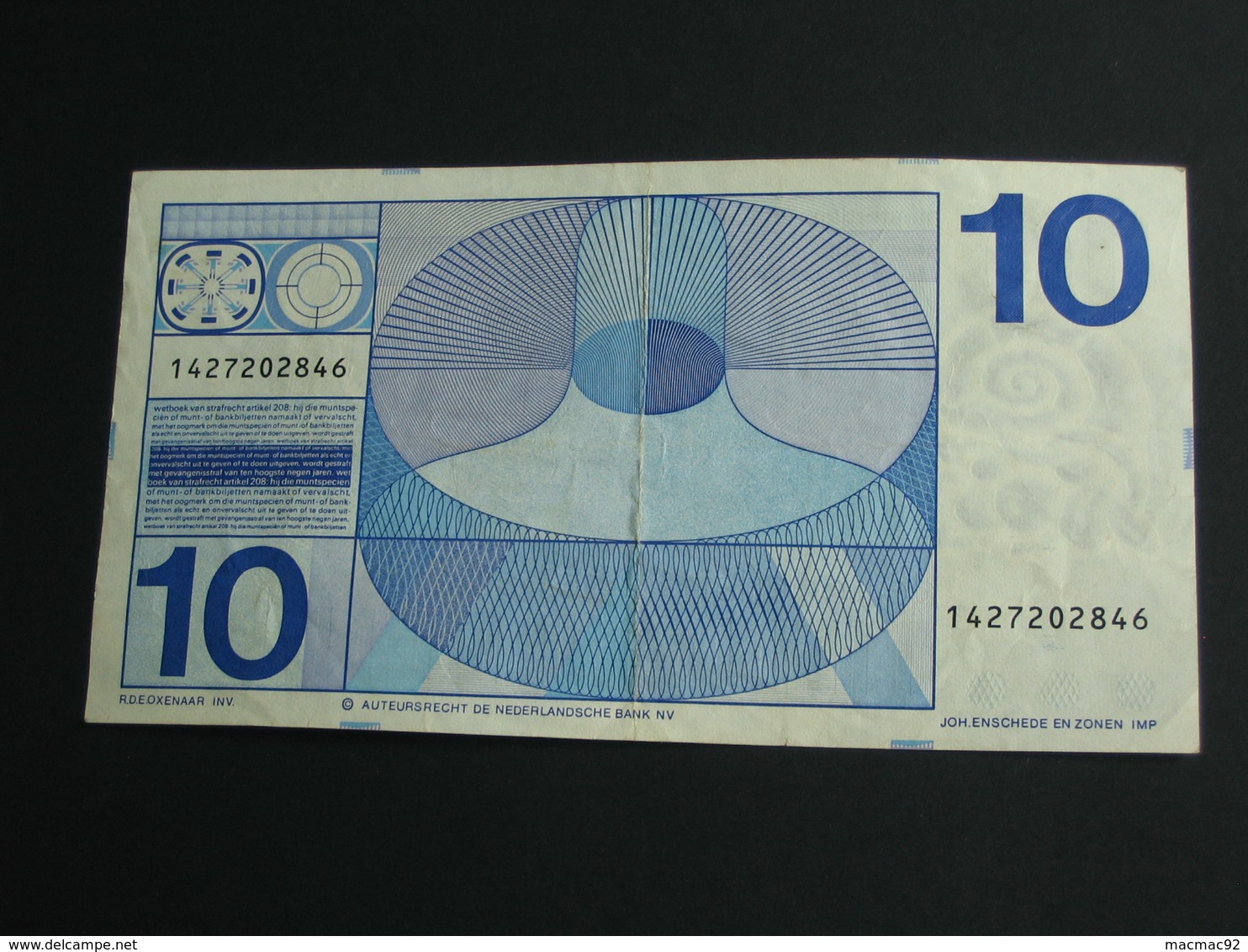 10 Tien Gulden 1968 De Nederlandsche Bank  **** EN  ACHAT IMMEDIAT  **** - 10 Gulden