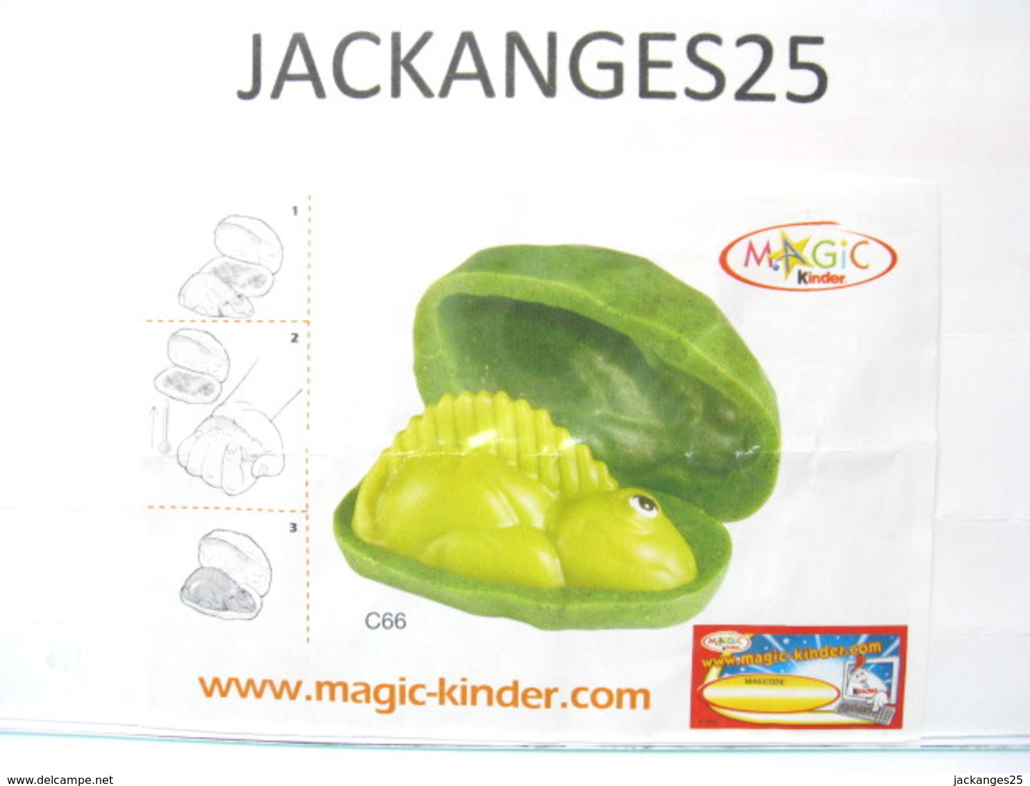 KINDER SAURIEN  MPG C 66  2004 + BPZ EU + MAGIC CODE - Figuren