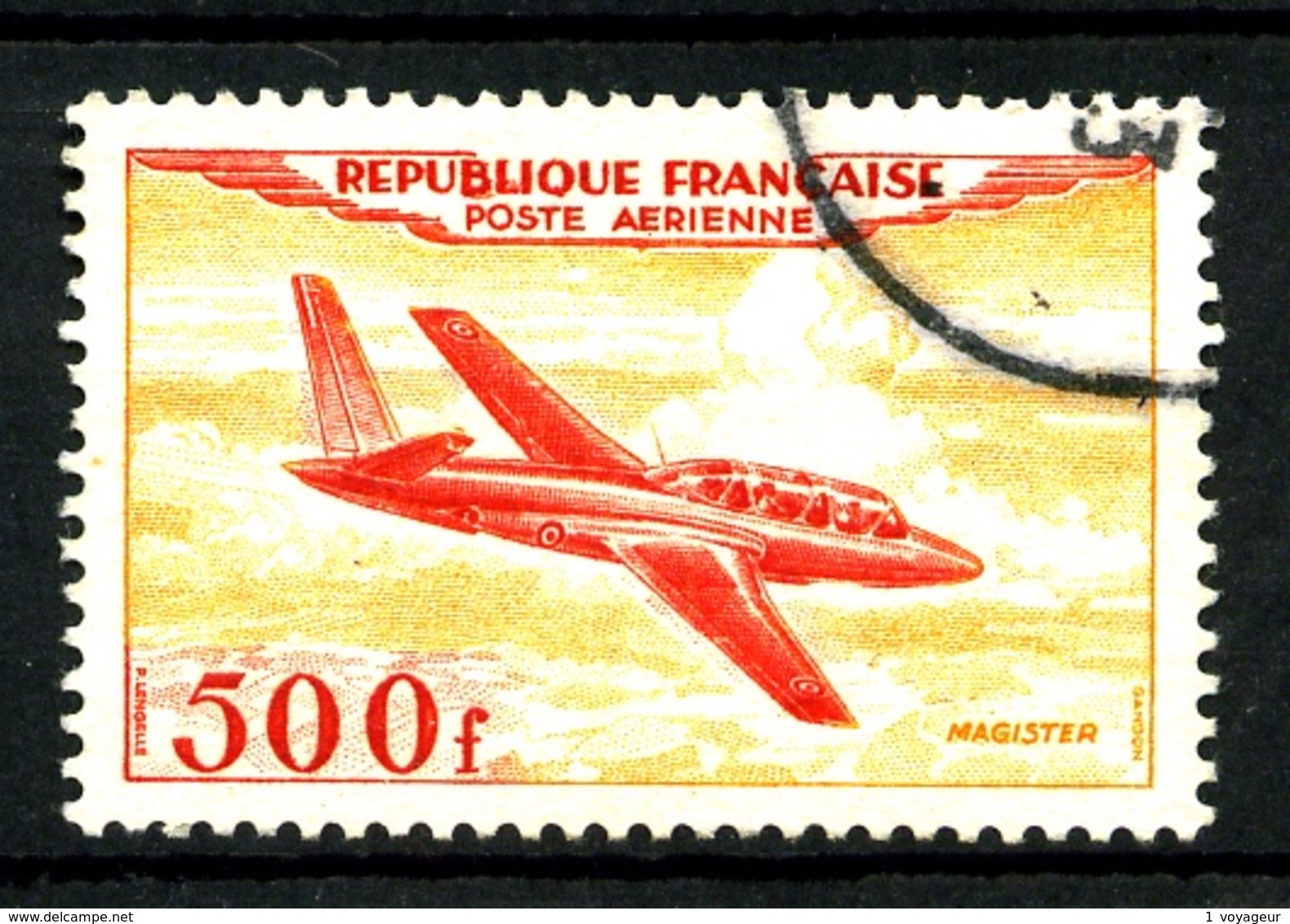 PA  32 - 500F  Fouga Magister - Oblitéré - Très Beau - 1927-1959 Oblitérés