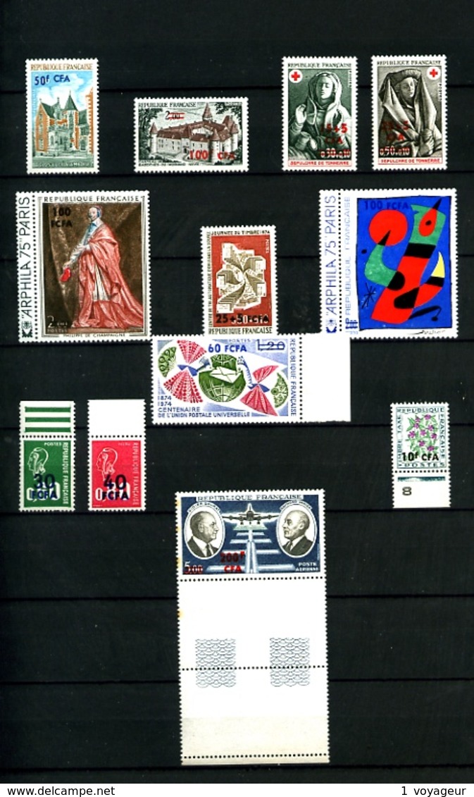 REUNION - Collect. 1970/1974 - Nfs N** - Très Beaux (défauts Sur 3 Ou 4 Timb. Non Comptés) - Nombreux Bords De Feuilles - Unused Stamps