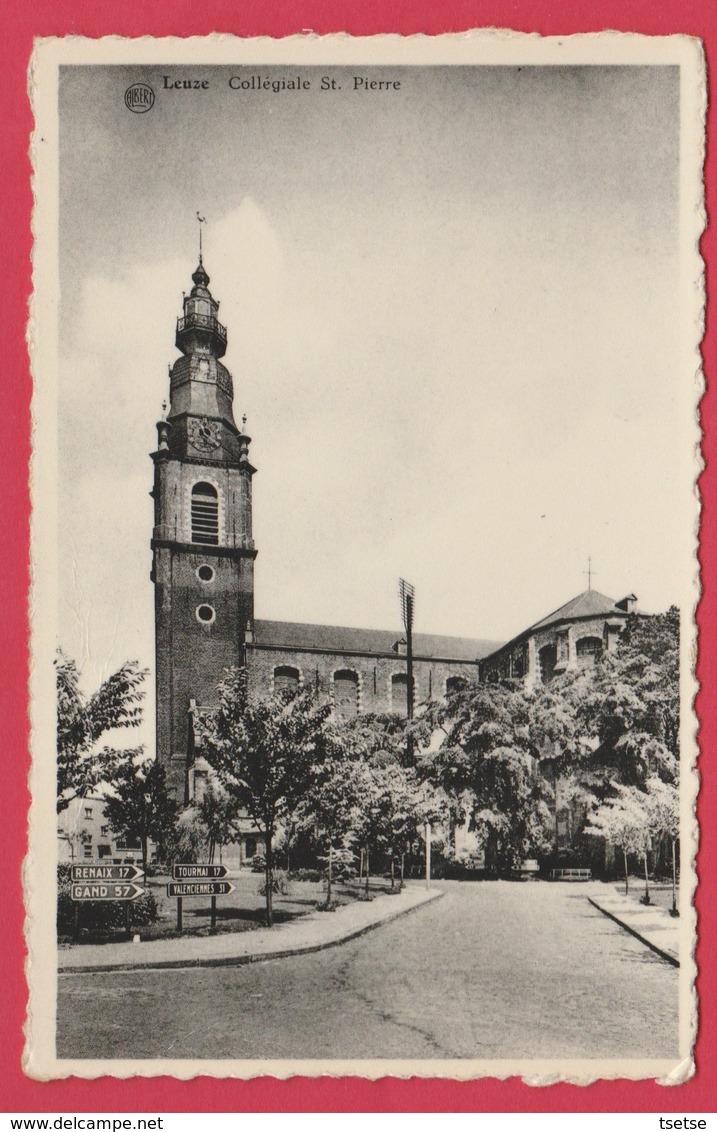 Leuze - Collégiale St. Pierre -1957 ( Voir Verso ) - Leuze-en-Hainaut