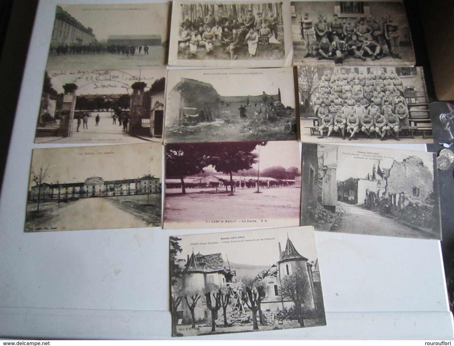 Lot Cpa Carte Postale Ancienne Guerre Wwi Militaire - Guerre 1914-18