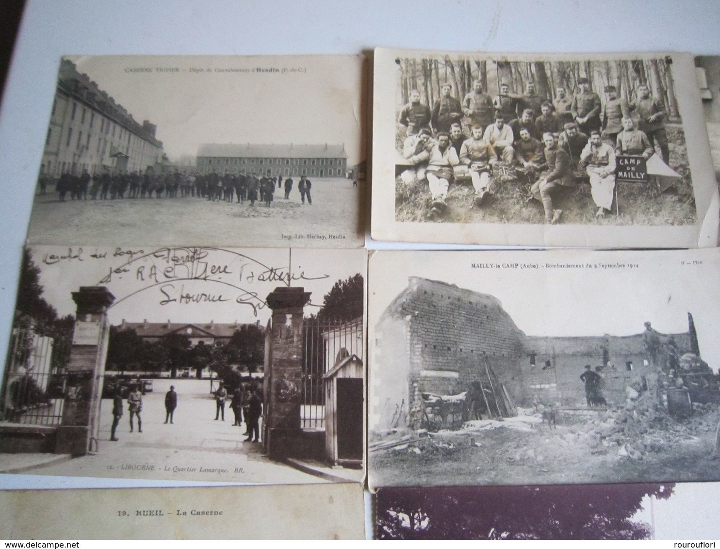 Lot Cpa Carte Postale Ancienne Guerre Wwi Militaire - Guerre 1914-18