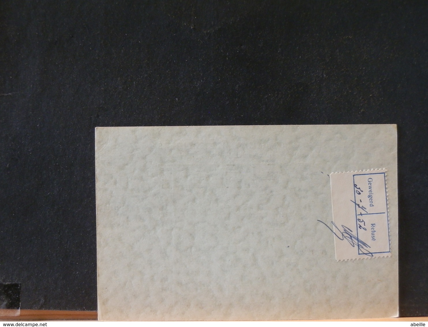 A9165  CP   OBL. BRUGGE POUR OUDENAERDE  1952 REFUSE - Covers & Documents