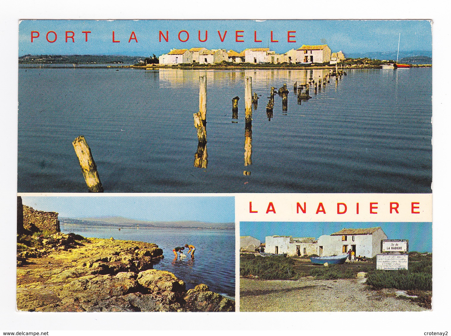 11 Port La Nouvelle N°14912 Etang De Sigean Ile De La Nadière En 1985 - Port La Nouvelle