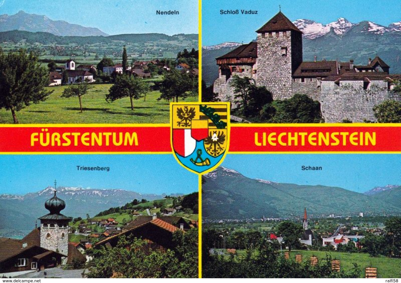 1 AK Liechtenstein * Ansichten Von Nendeln - Schloß Vaduz - Triesenberg Und Schaan * - Liechtenstein